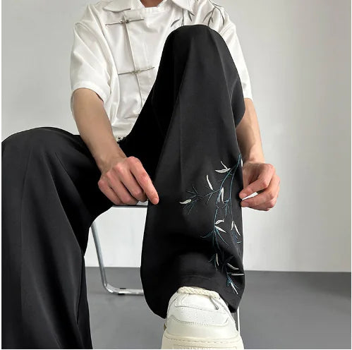 ARTIE Men's 2019 Cotton Print Jogger Pants