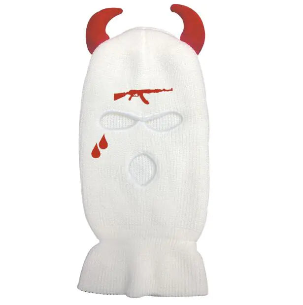 "Angel and Devil Full Face Hats"