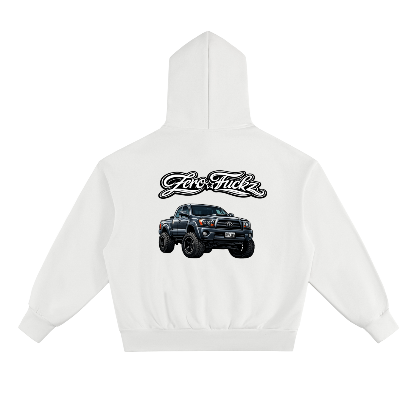 Zero fuckz Heavyweight Hoodie