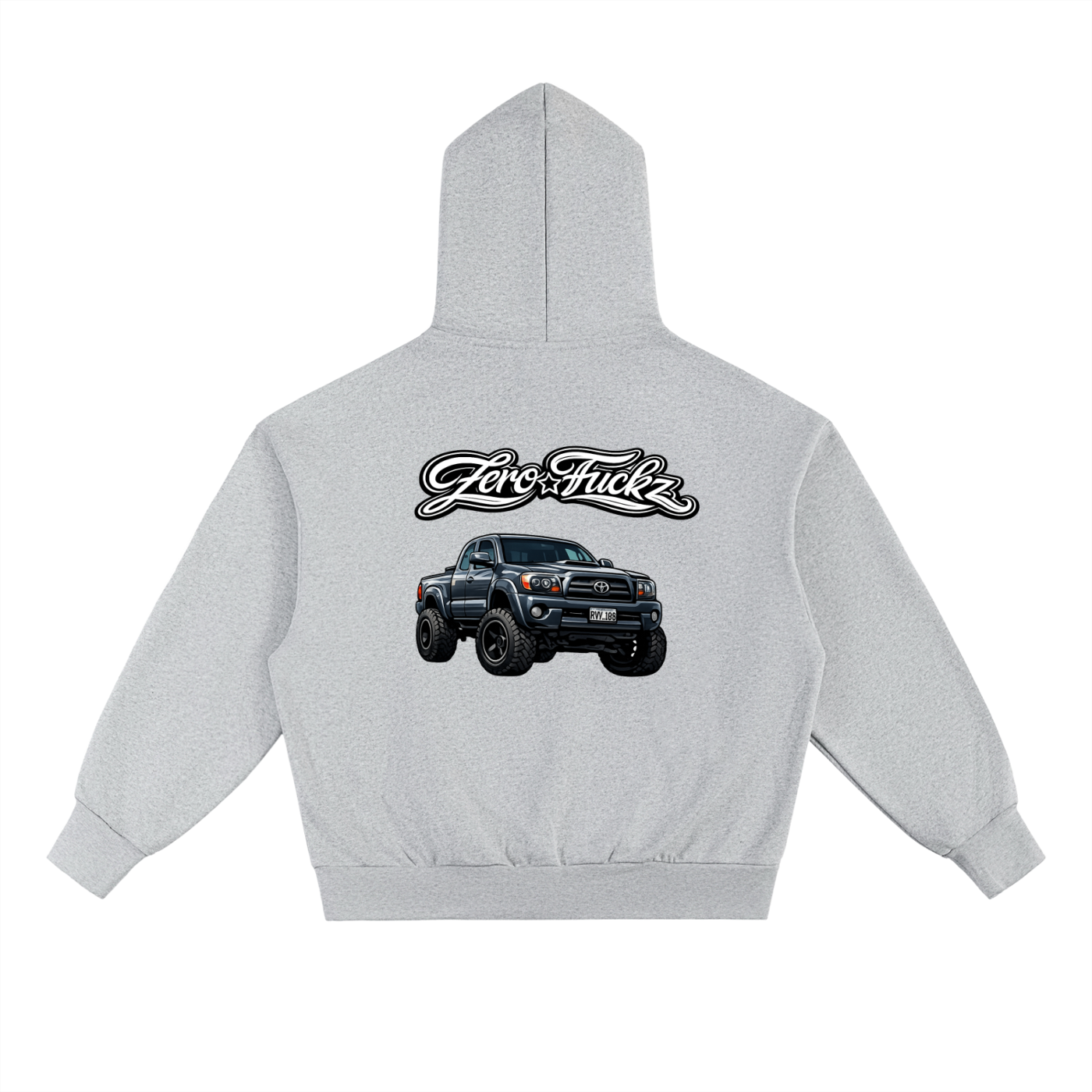 Zero fuckz Heavyweight Hoodie