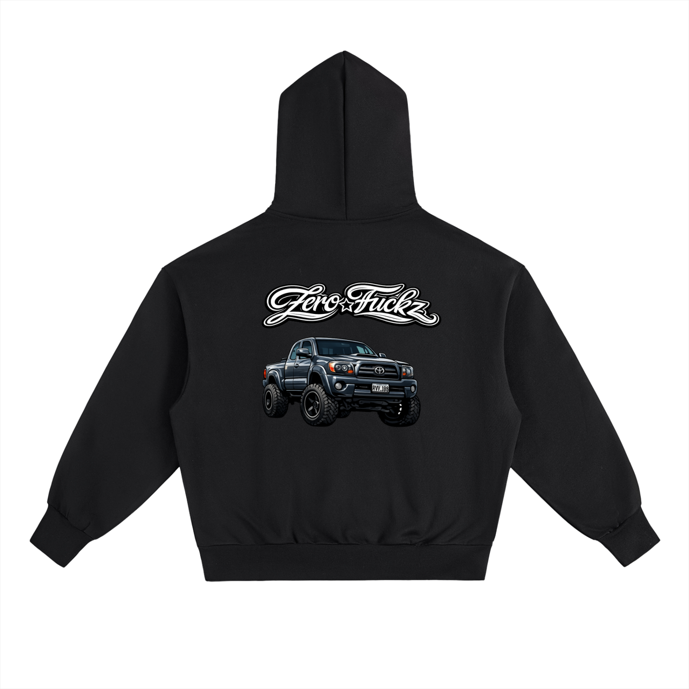 Zero fuckz Heavyweight Hoodie