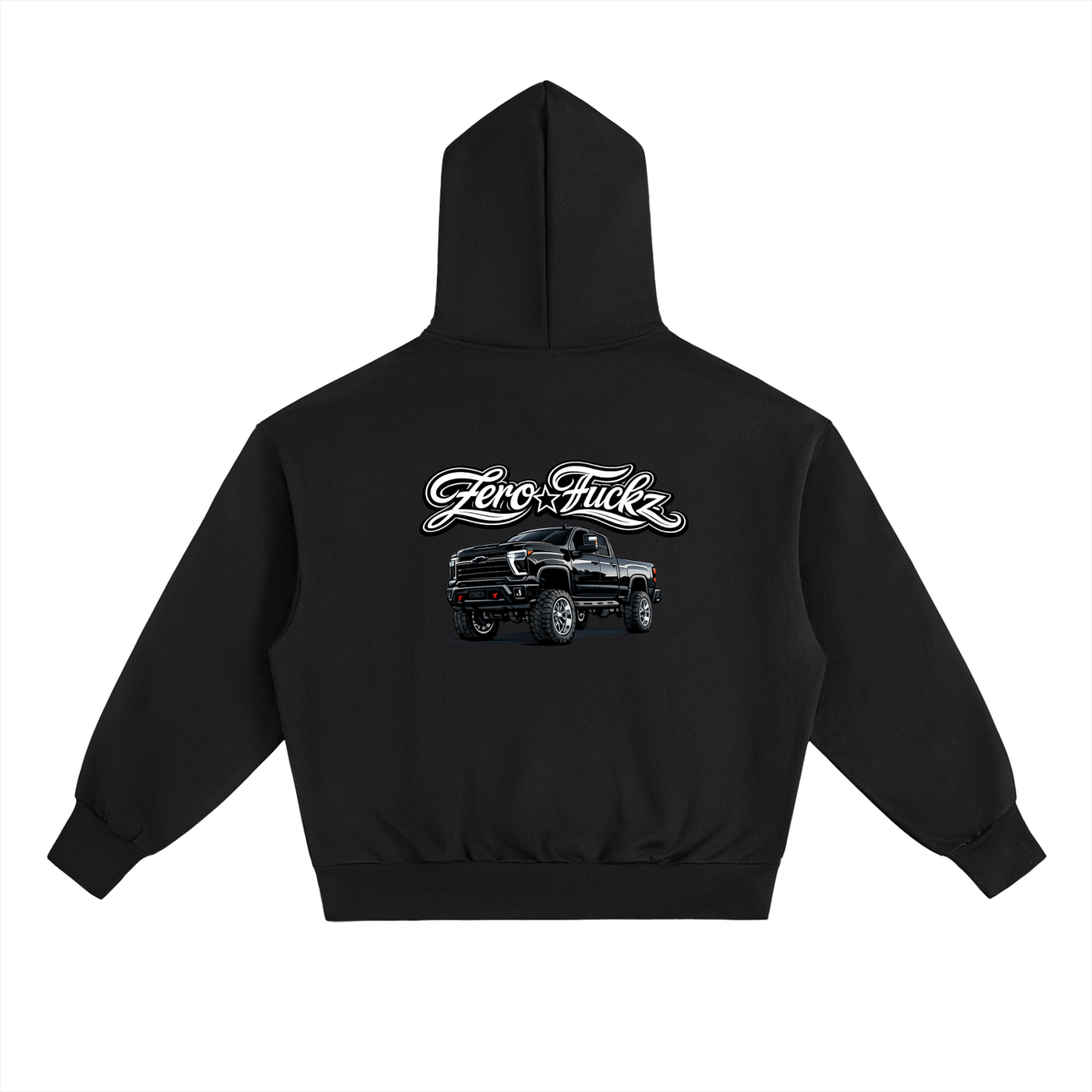 Zero fuckz Heavyweight Hoodie