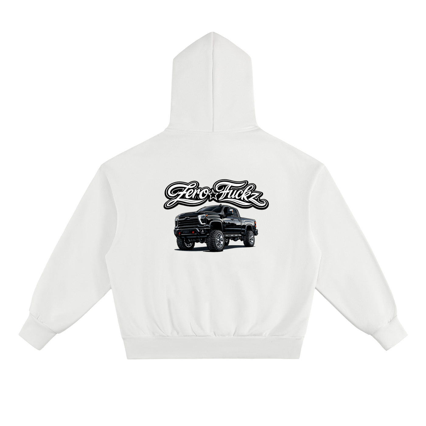 Zero fuckz Heavyweight Hoodie