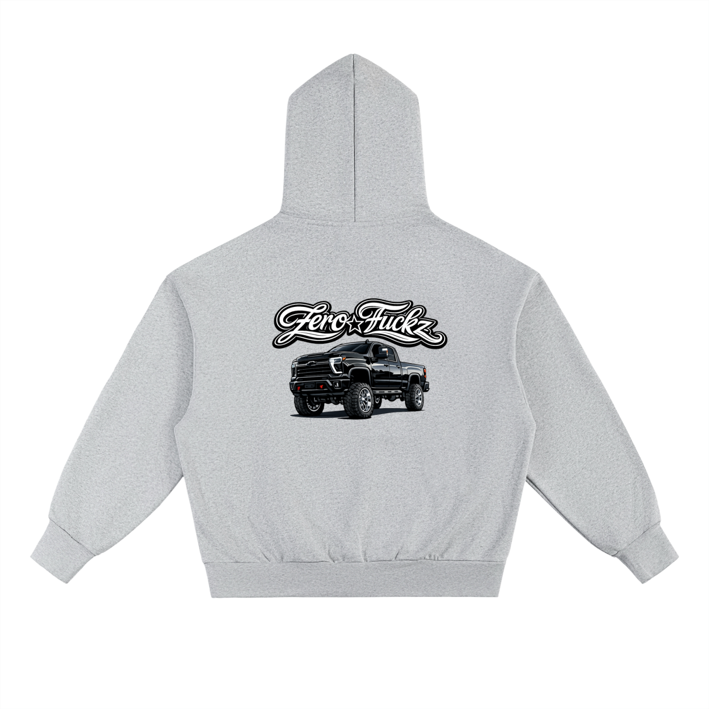 Zero fuckz Heavyweight Hoodie