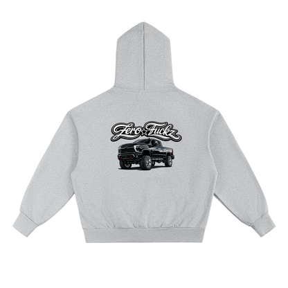 Zero fuckz Heavyweight Hoodie