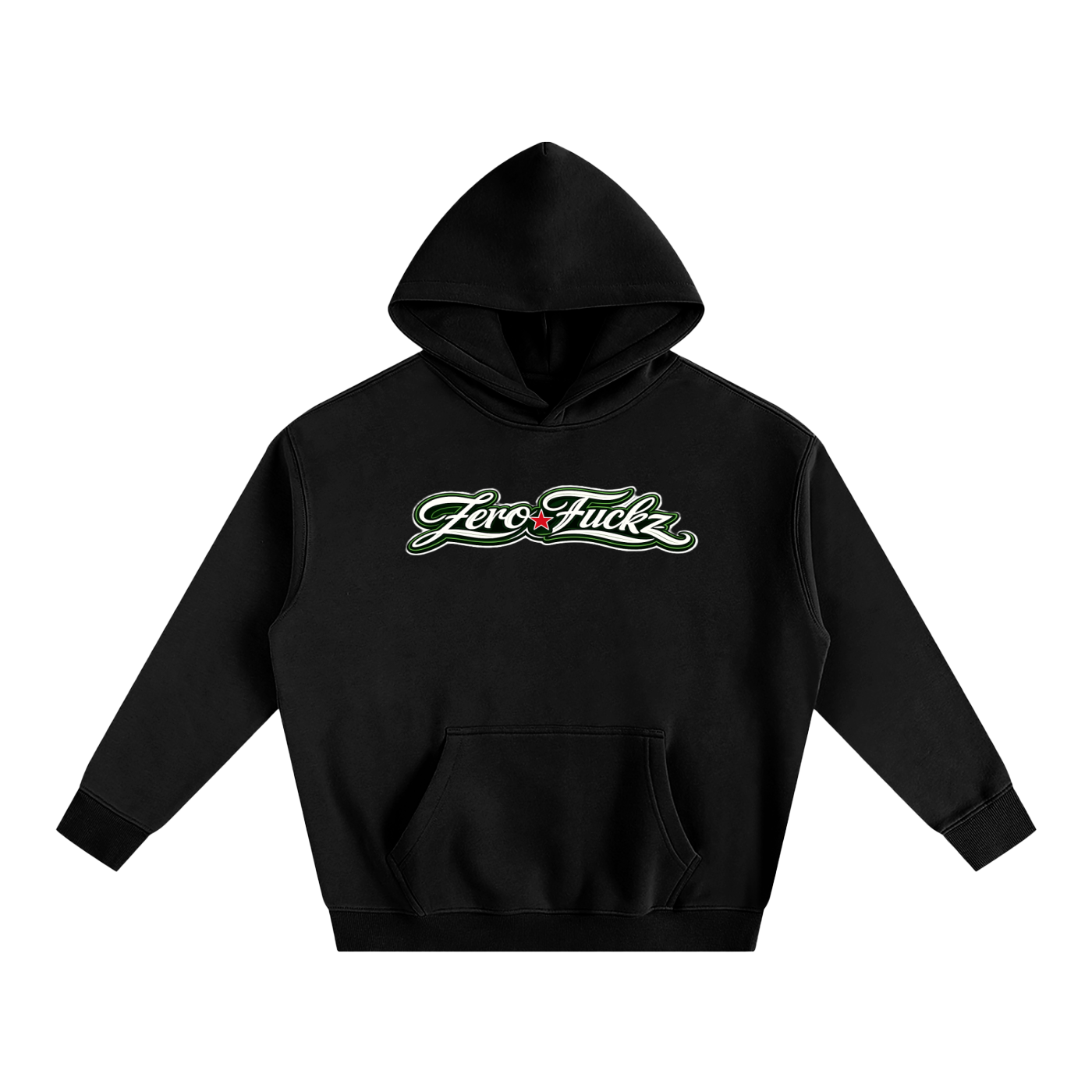 Zero Fuckz Green Bottles Hoodie