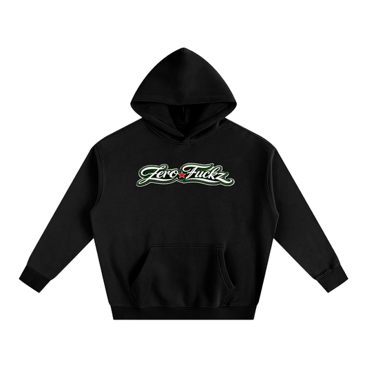 Zero Fuckz Green Bottles Hoodie