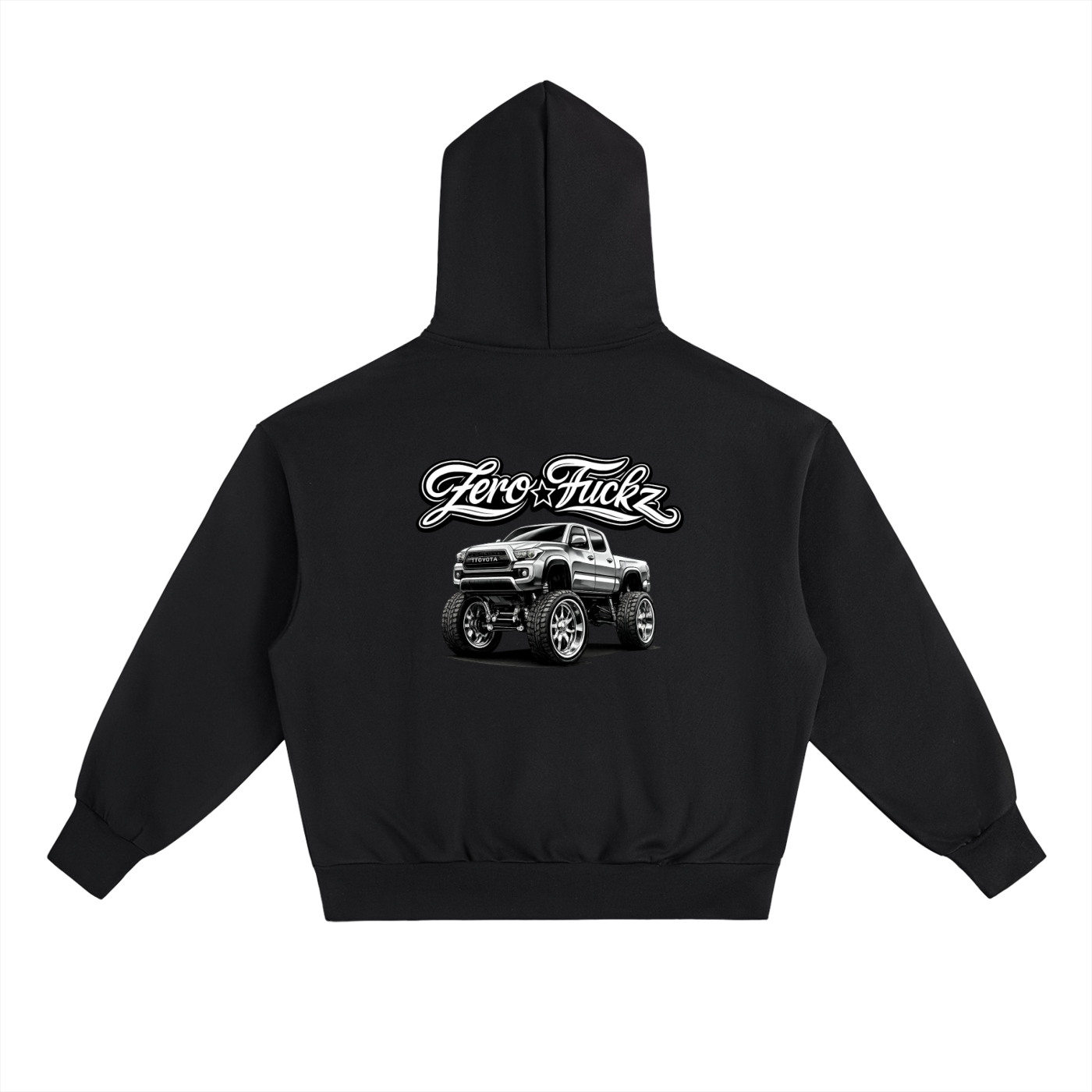 Zero fuckz Heavyweight Hoodie