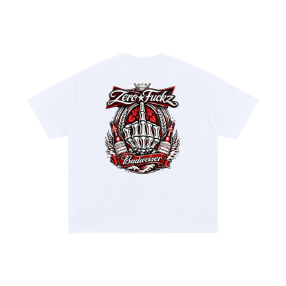 Zero Fuckz Budweiser T-Shirt