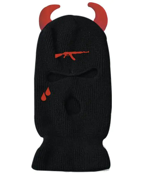 "Angel and Devil Full Face Hats"