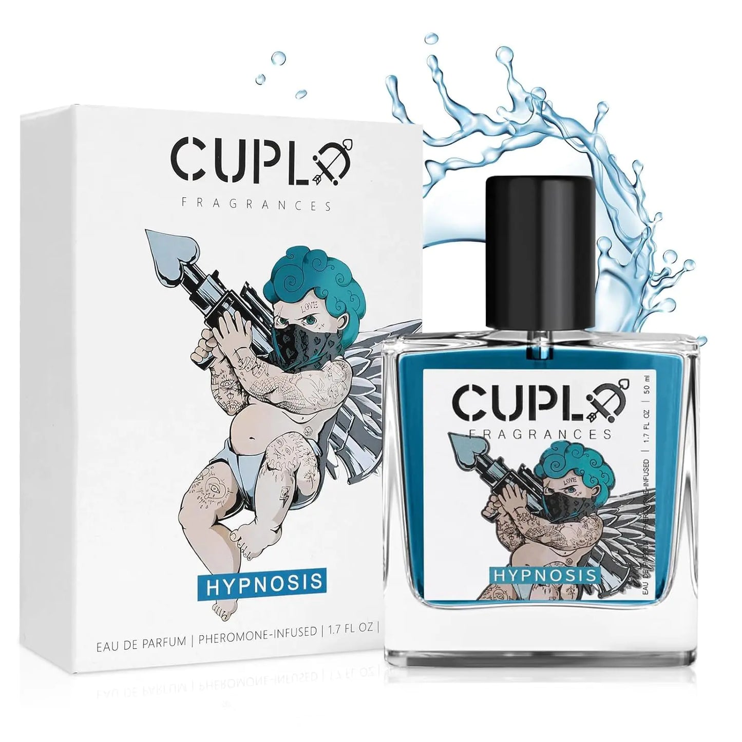 fugit Pheromone Cologne for MenHypnosis 2.0 Cologne for MenPheromone-Infused Hypnosis CologneEnhances Intimacy 50ml Travel Set Valentines Day Gift for Father Boy Friend and Husband