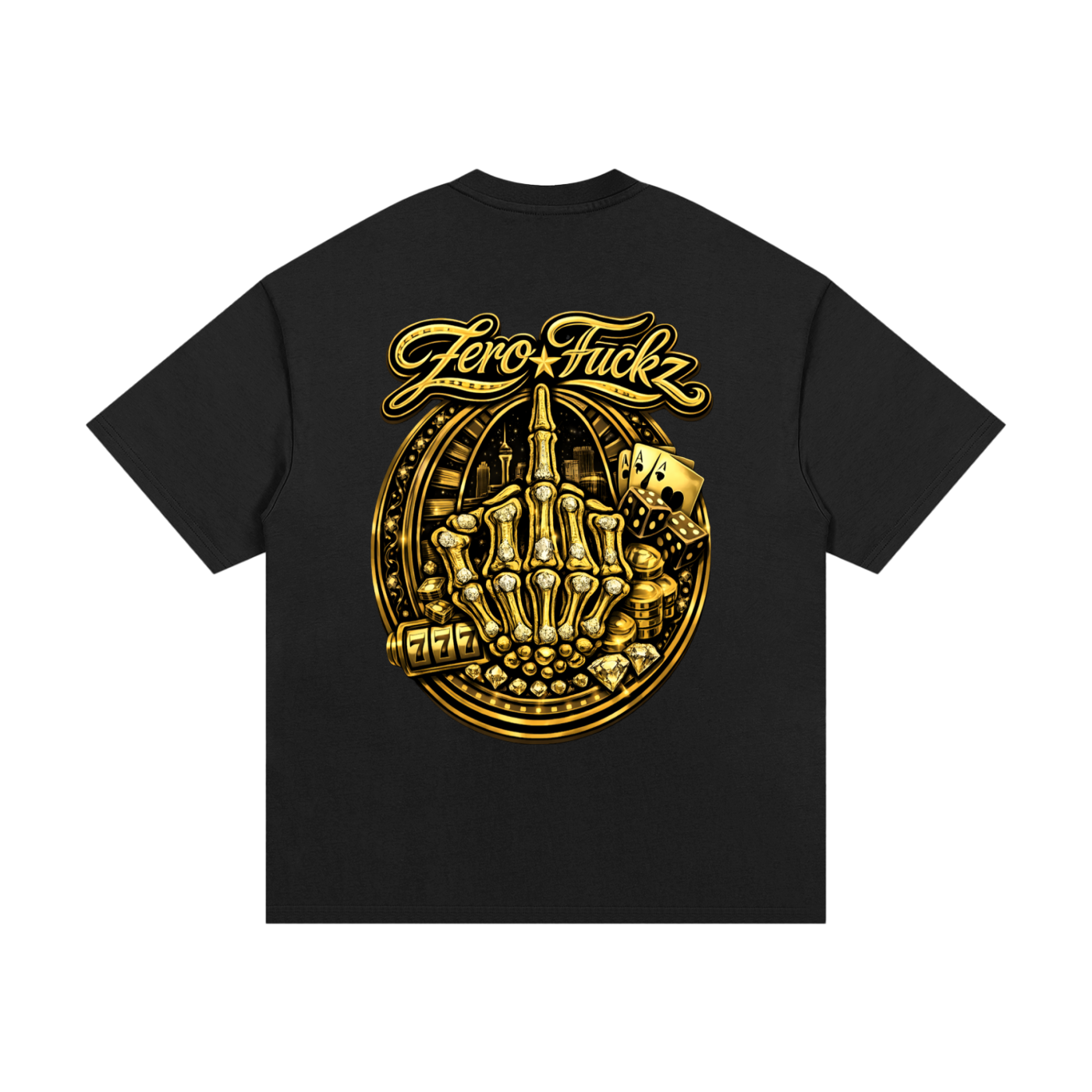 Vegas Zero fuckz HeavyweightT-Shirt