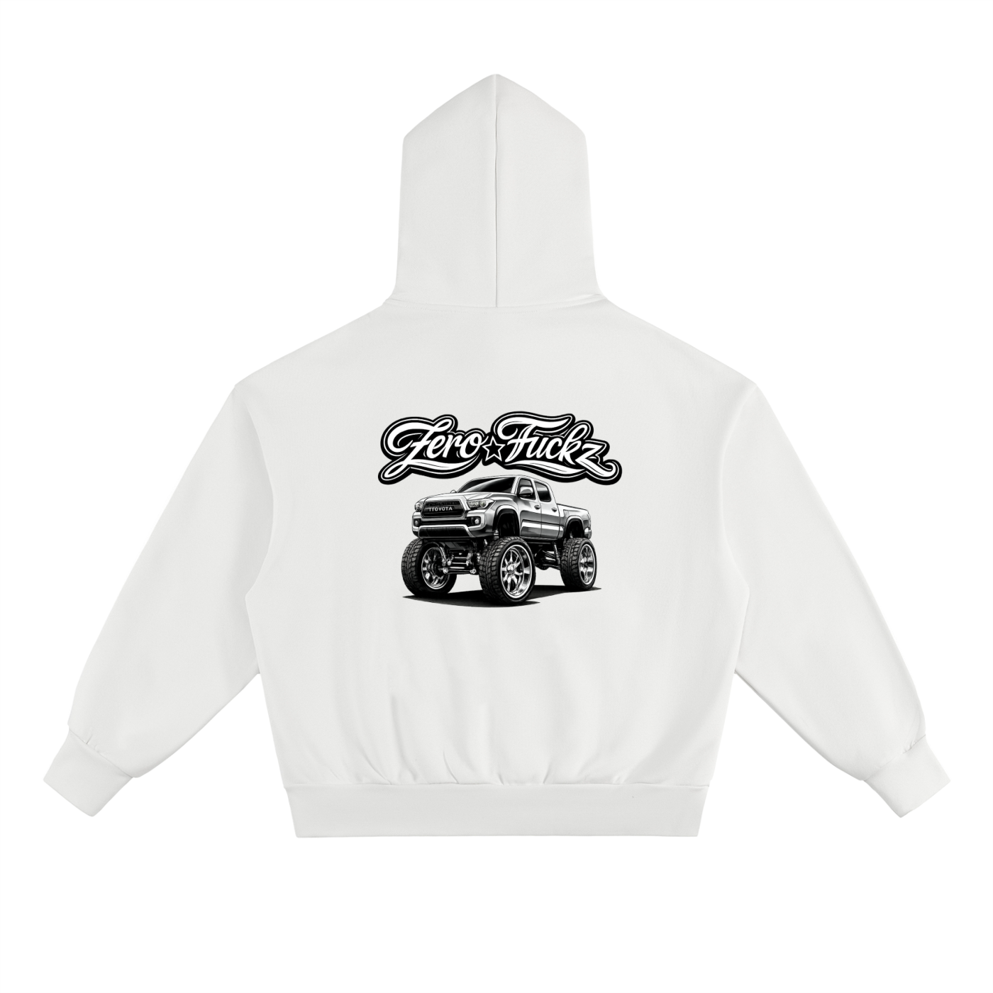 Zero fuckz Heavyweight Hoodie