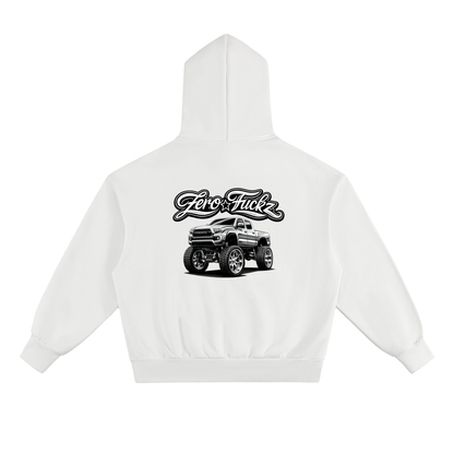 Zero fuckz Heavyweight Hoodie